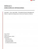 Ejercicio direccion operaciones. Caso: Coda Coffee