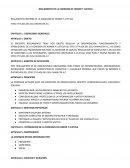 Reglamento interno de la comision de honor y justicia