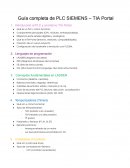 Guía completa de PLC SIEMENS – TIA Portal