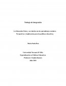Educación física y su relación con los aprendizajes escolares