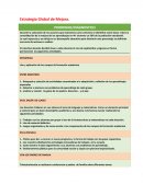 Estrategia global de mejora