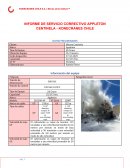 Informe de servicio correctivo Appleton Centinela - Konecranes Chile