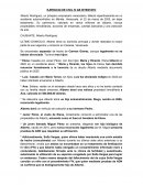 Sucesión testamentaria y derechos hereditarios: Caso practico