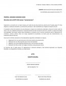 Solicitud de permiso para organización de actividades para proyecto de aula de 3° A.