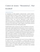 Control de lectura: “Mesoamérica”, Paul Kirchhoff