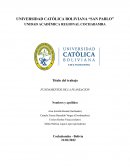 Fundamentos de la planeacion