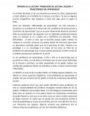 Opinion de la lectura “Problemas de lectura, dislexia y transtornos del aprendizaje”