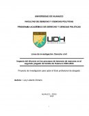 Impacto del divorcio en los procesos de tenencia de menores en el segundo juzgado de familia de Huánuco