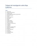 Trabajo de Investigación sobre Baja California