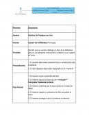 Solicitud de Préstamo de Libro