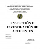 Inspeccion e investigacion de accidentes
