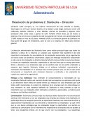 Resolución de problemas 2: Starbucks – Dirección
