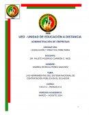 Las herramientas del sistema nacional de contratación pública en el Ecuador