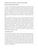 Comentario crítico; Estado, gobierno y sociedad de Norberto Bobbio
