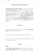 Convenio extrajudicial de pensión alimenticia