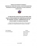Alfabetización tecnológica en software libre para el fortalecimiento de competencias digitales del personal docente