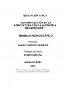 Monografía sobre la automatización de la agricultura