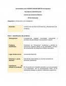 Actividad: Construcción del árbol de problemas y planteamiento del problema