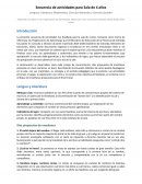 Secuencia de actividades para Sala de 4 años