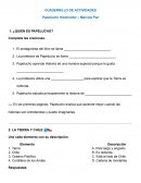 Cuadernillo de actividades Papelucho historiador