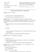 Recuperatorio primer parcial Álgebra Lineal Computacional
