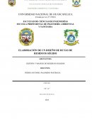 Elaboración de un diseño de rutas de residuos sólidos