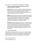 Tecnicas para el aprendizaje autonomo