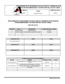 Procedimiento de maniobras de izaje para el desmontaje de equipos intercambiadores y extracción del haz de tubos
