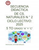 Secuencia didactica de cs. naturales n ° 2