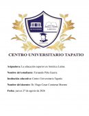 Educación superior en America Latina