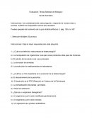 Evaluacion de temas selectos de biologia