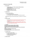 Planificacion Diseño de vestaurio y accesorios