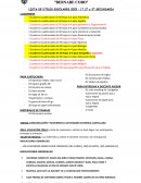 Lista de útiles sec. 1º,2º y 3º