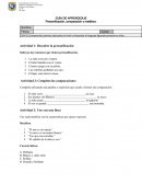 Guía de aprendizaje. Personificación, comparación y metáfora