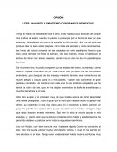 Artículo de opinión. Leer: un hábito y pasatiempo con grandes beneficios