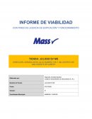 Informe de viabilidad con fines de licencia de edificación y funcionamiento
